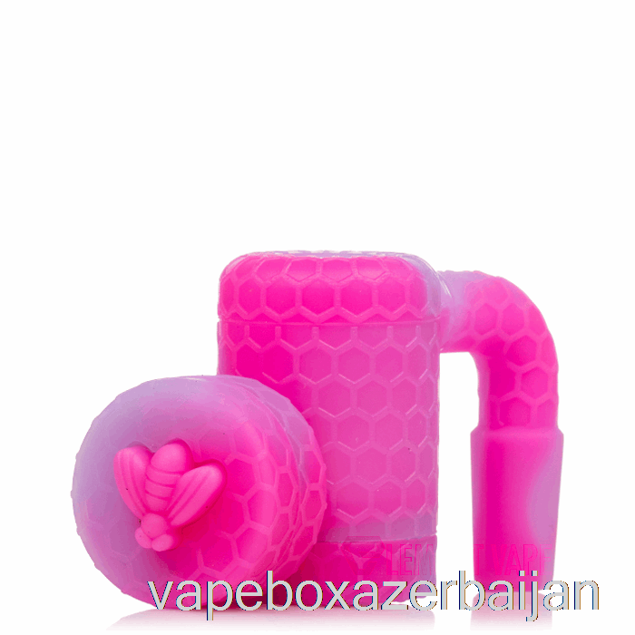 Vape Box Azerbaijan Stratus Bee Silicone Wax Reclaimer Bubblegum (Magenta / Purple)